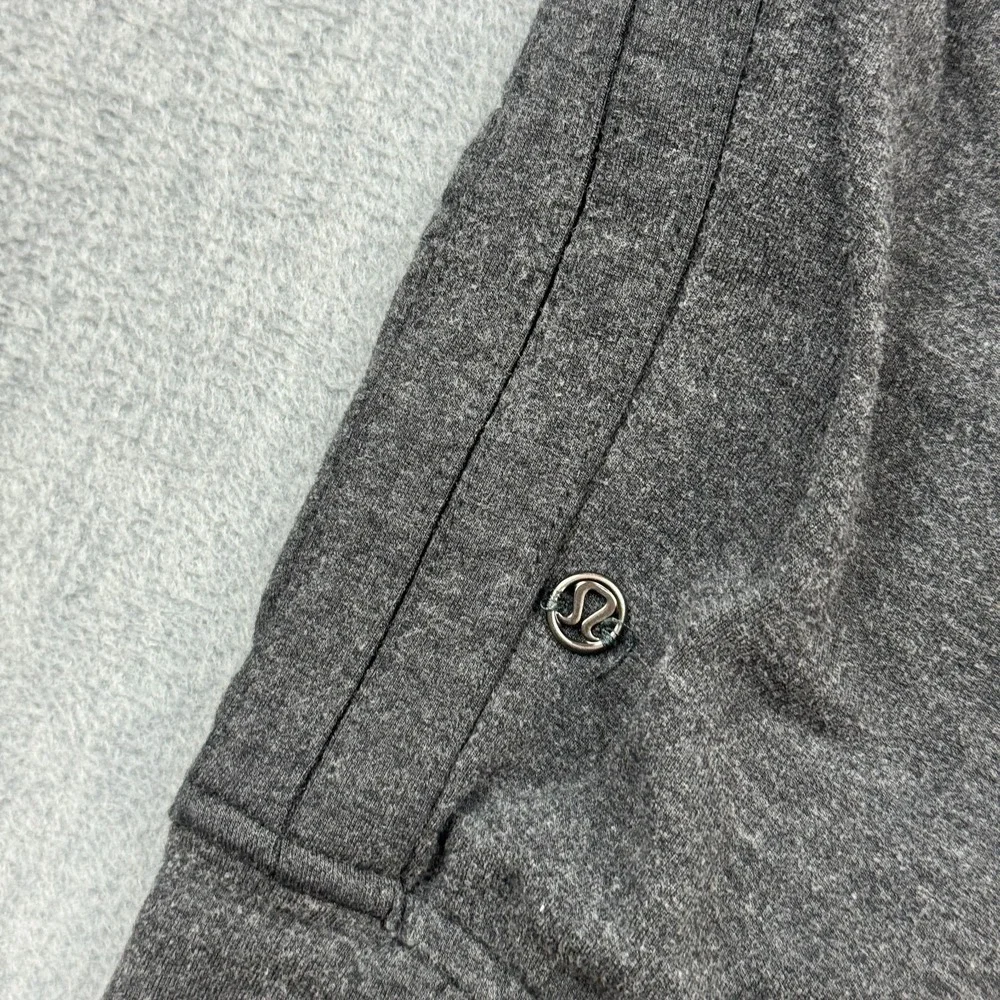 Lululemon Jogger Sweat Pants Womens 6 Gray Stretch Gym Yoga‎ Pockets Zip Casual